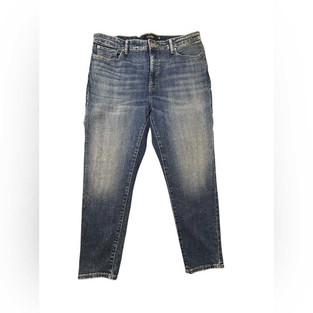 Lauren Ralph Lauren Women’s Indigo Tapered Jeans 16‎